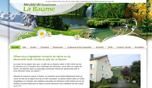 Gîte de la Baume